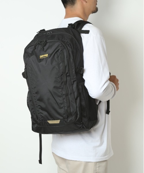 BACKYARD FAMILY(バックヤードファミリー)の「THRASHER リュック(バックパック/リュック・レディース・ブラック×ゴールド/ブラック×ホワイト/ブラック・FREE)」の8枚目の写真