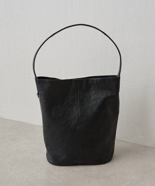 BEARDSLEY（ビアズリー）の「ワンショルダーレザートート（トートバッグ・レディース・ブラウン/ブラック・FREE）」の5枚目の写真