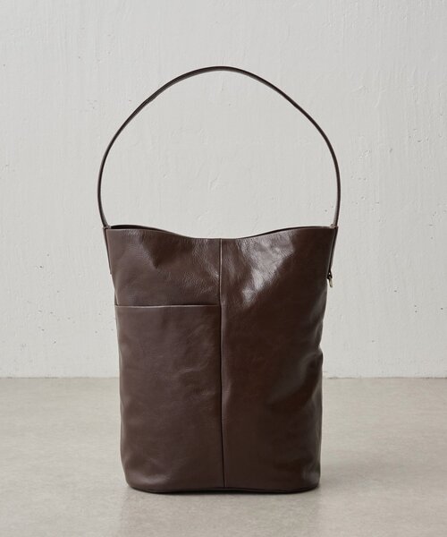 BEARDSLEY（ビアズリー）の「ワンショルダーレザートート（トートバッグ・レディース・ブラウン/ブラック・FREE）」の14枚目の写真