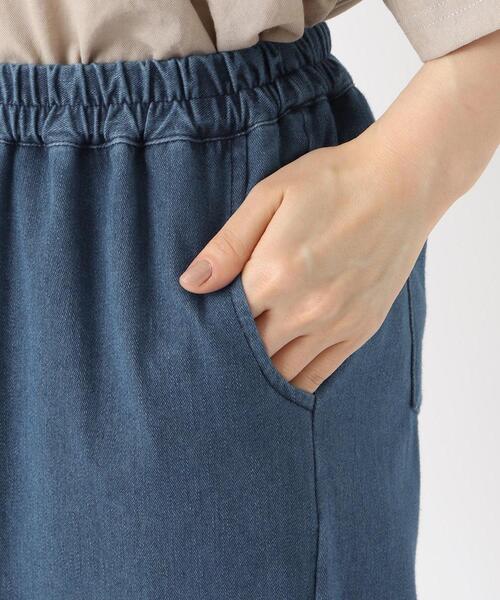 one'sterrace(ワンズテラス)の「ひんやりデニムパンツ(デニムパンツ・レディース・ネイビー系5/ブルー系その他7・02)」の10枚目の写真