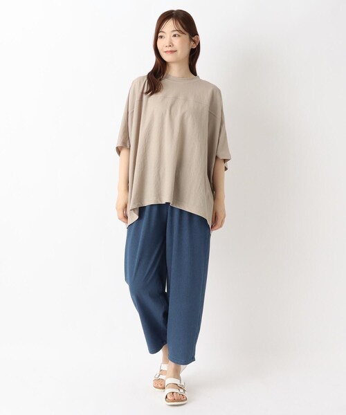 one'sterrace(ワンズテラス)の「ひんやりデニムパンツ(デニムパンツ・レディース・ネイビー系5/ブルー系その他7・02)」の3枚目の写真