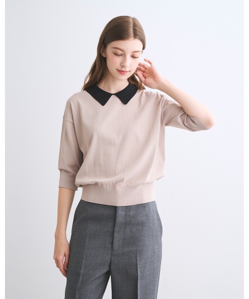 Traditional Weatherwear(トラディショナルウェザーウェア)の「MILLOM(ニット/セーター・レディース・ネイビー/ベージュ/グリーン/グレー系その他/ブラック・S)」の4枚目の写真