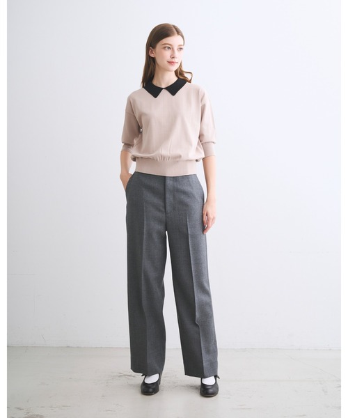 Traditional Weatherwear(トラディショナルウェザーウェア)の「MILLOM(ニット/セーター・レディース・ネイビー/ベージュ/グリーン/グレー系その他/ブラック・S)」の10枚目の写真