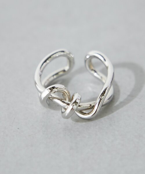 Actually（アクチュアリー）の「Silver knot ring シルバーノットリング（リング・レディース・シルバー・0）」の2枚目の写真