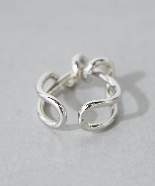 Actually（アクチュアリー）の「Silver knot ring シルバーノットリング（リング・レディース・シルバー・0）」の3枚目の写真