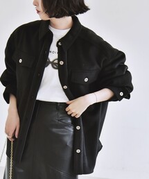 【美品】oshima rei ウール CPO シャツ コート レディース CPOシャツ」に該当するレディースファッション通販 - ZOZOTOWN