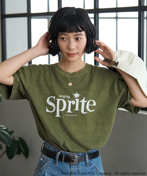 tシャツ Sprite 60's Logo T-shirt/スプライト 60's ロゴTシャツ レディース Sprite 60's Logo T-shirt/スプライト 60's ロゴTシャツ（T