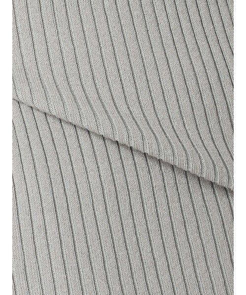 SUIT SQUARE（スーツスクエア）の「ハイネックプルオーバーリブニット 5分袖 ウォッシャブル レーヨンナイロン（ニット/セーター・レディース・ブラウン系/ベージュ系1/ベージュ系2/グリーン系・38(9号)）」の12枚目の写真