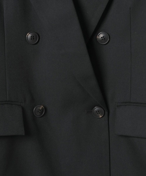 JEANASIS(ジーナシス)の「サキソニーパワショルジャケット/525969(テーラードジャケット・レディース・ブラウン/グレー/ブラック・FREE)」の4枚目の写真