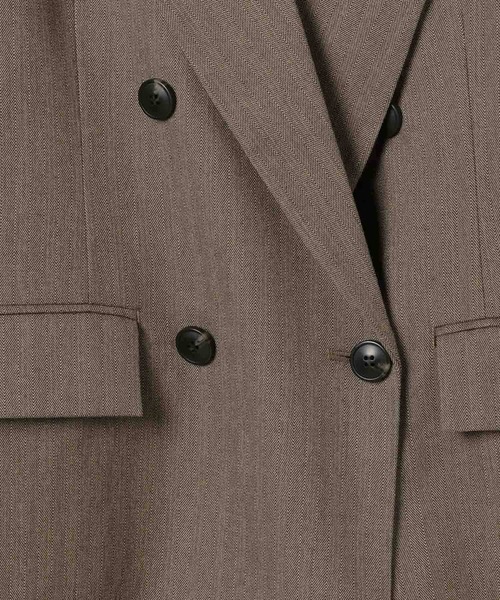 JEANASIS(ジーナシス)の「サキソニーパワショルジャケット/525969(テーラードジャケット・レディース・ブラウン/グレー/ブラック・FREE)」の11枚目の写真