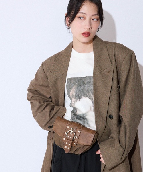 JEANASIS(ジーナシス)の「サキソニーパワショルジャケット/525969(テーラードジャケット・レディース・ブラウン/グレー/ブラック・FREE)」の19枚目の写真