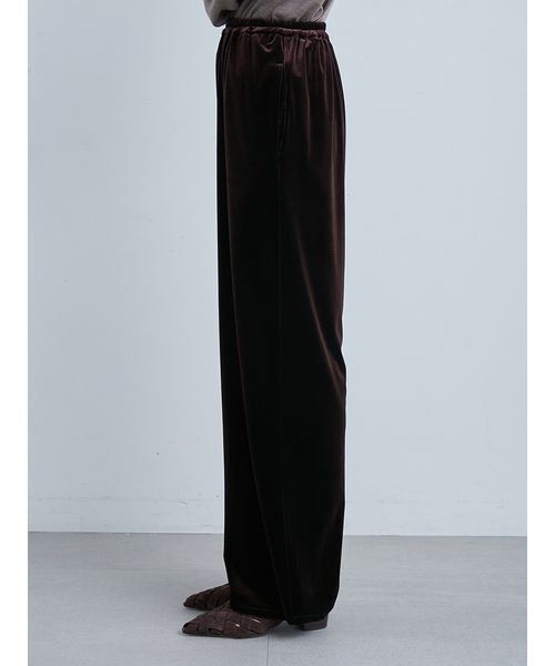 MIESROHE（ミースロエ）の「ウォッシャブルベロアイージーPT（その他パンツ・レディース・ブルー/ブラック/ブラウン・1/0）」の21枚目の写真