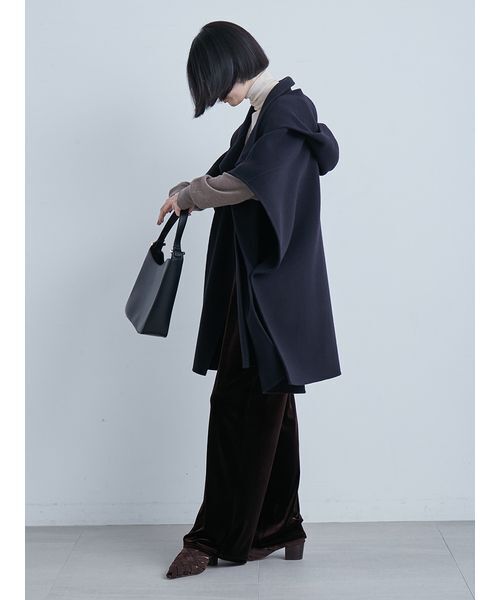 MIESROHE（ミースロエ）の「ウォッシャブルベロアイージーPT（その他パンツ・レディース・ブルー/ブラック/ブラウン・1/0）」の6枚目の写真