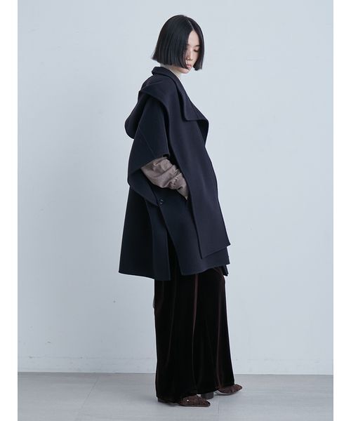 MIESROHE（ミースロエ）の「ウォッシャブルベロアイージーPT（その他パンツ・レディース・ブルー/ブラック/ブラウン・1/0）」の7枚目の写真