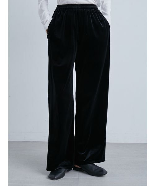 MIESROHE（ミースロエ）の「ウォッシャブルベロアイージーPT（その他パンツ・レディース・ブルー/ブラック/ブラウン・1/0）」の10枚目の写真