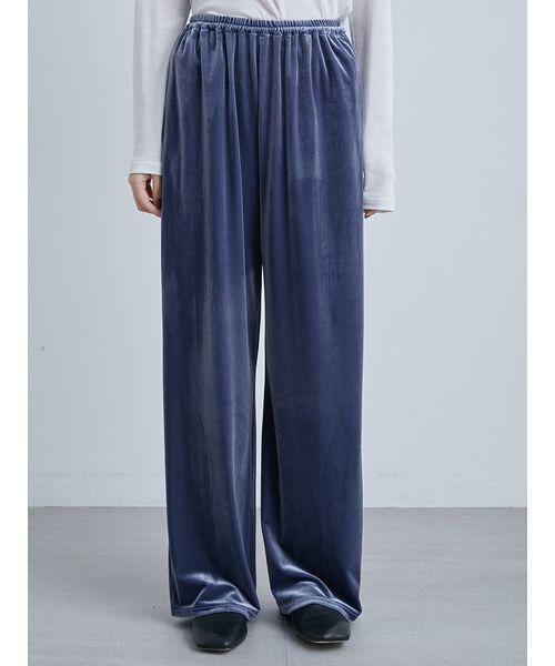 MIESROHE（ミースロエ）の「ウォッシャブルベロアイージーPT（その他パンツ・レディース・ブルー/ブラック/ブラウン・1/0）」の11枚目の写真