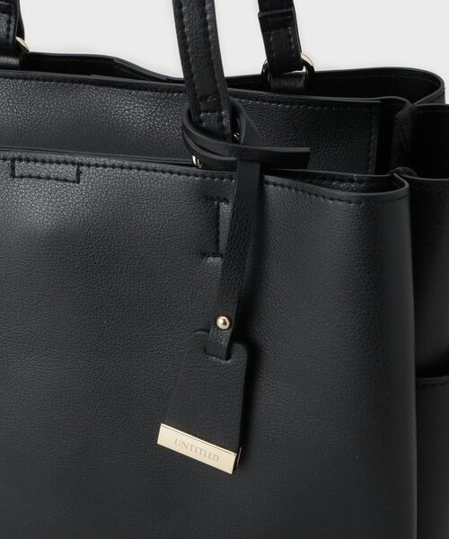 UNTITLED(アンタイトル)の「【追加/通勤におすすめ】ライトトート(トートバッグ・レディース・ライトグレー/ブラック/サンドベージュ・99)」の9枚目の写真