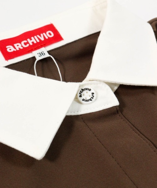 archivio(アルチビオ)の「<LADIES>チェーン刺繍速乾ポロシャツ(ポロシャツ・レディース・ブラック/ベージュ/グリーン/ブラウン・L/M/S)」の19枚目の写真