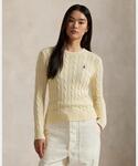 POLO RALPH LAUREN（ポロ ラルフ ローレン）の「ケーブルニット コットン クルーネック セーター（ニット/セーター・XS）」
