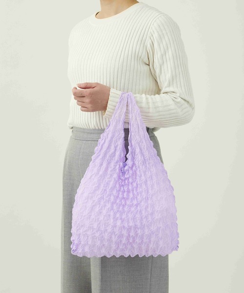 BACKYARD FAMILY（バックヤードファミリー）の「Shibori Bag Large EC3（クラッチバッグ・レディース・ブルーパープル/グリーン/パープル系その他/ピンク/パープル系その他2/ネイビー/ブラック・FREE）」の4枚目の写真