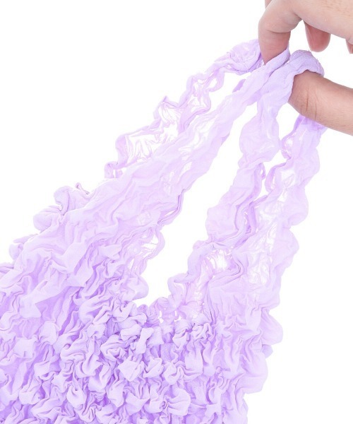 BACKYARD FAMILY（バックヤードファミリー）の「Shibori Bag Large EC3（クラッチバッグ・レディース・ブルーパープル/グリーン/パープル系その他/ピンク/パープル系その他2/ネイビー/ブラック・FREE）」の9枚目の写真
