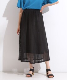 SHOO・LA・RUE | 【2WAY】裏地を外してレイヤードにも! レース調スカート(スカート)