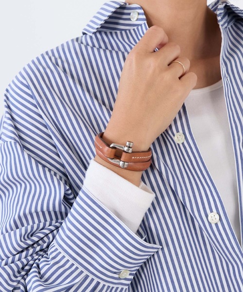 CXC（シーエックスシー）の「【CXC】ダブルレザーブレスレット（ブレスレット・レディース・シルバー・FREE）」の9枚目の写真