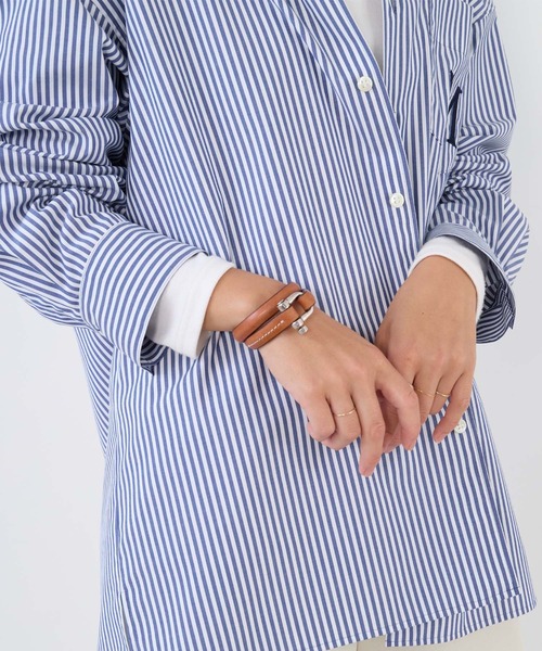 CXC（シーエックスシー）の「【CXC】ダブルレザーブレスレット（ブレスレット・レディース・シルバー・FREE）」の3枚目の写真