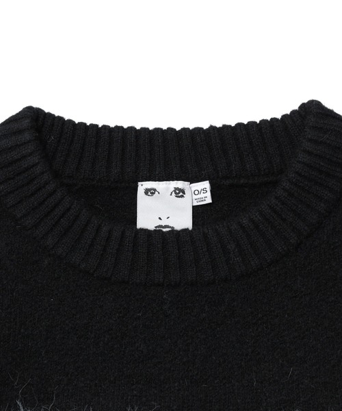 X-girl（エックスガール）の「TRIBAL BUTTERFLY KNIT TOP（ニット