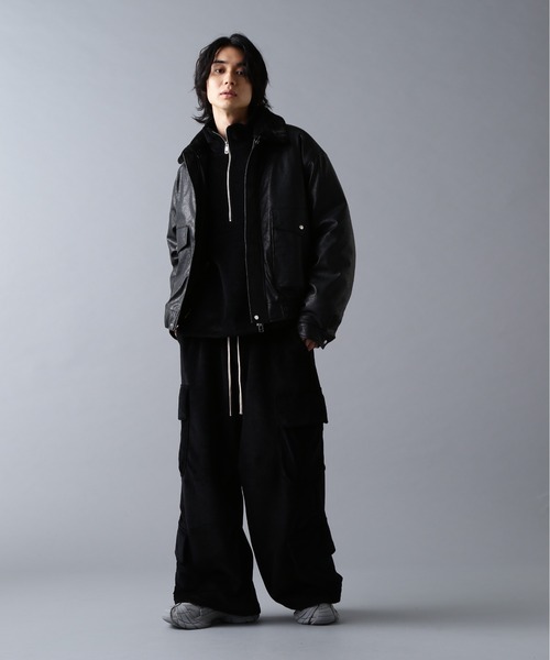 DANKE SCHON（ダンケシェーン）の「DankeSchon/ダンケシェーン/PULEATHER A2 BLOUSON（ブルゾン・メンズ・ブラック・M/L）」の12枚目の写真