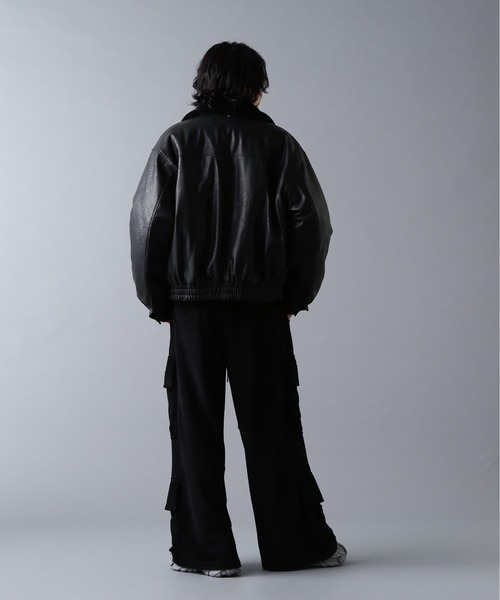 DANKE SCHON（ダンケシェーン）の「DankeSchon/ダンケシェーン/PULEATHER A2 BLOUSON（ブルゾン・メンズ・ブラック・M/L）」の13枚目の写真