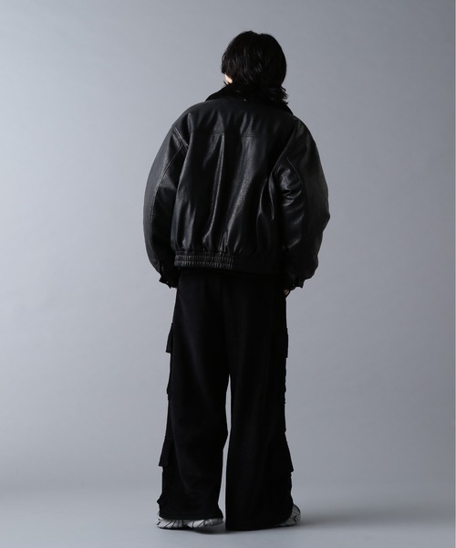 DANKE SCHON（ダンケシェーン）の「DankeSchon/ダンケシェーン/PULEATHER A2 BLOUSON（ブルゾン・メンズ・ブラック・M/L）」の14枚目の写真