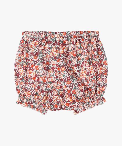 専用品 Agnes bアニエス ベー リバティプリントワンピース 花柄 12 アニエスベーagnes b. ポリ小花柄プリントウエストギャザー半袖