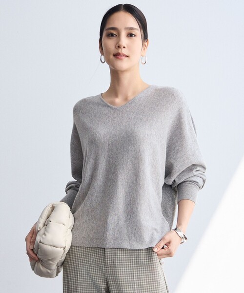 ファインウールカシミヤドルマンシルエット ニット