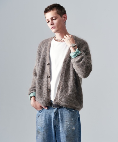 Blue Noise Mohair Cardigan / ブルーノイズモヘアカーディガン