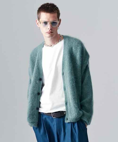 Blue Noise Mohair Cardigan / ブルーノイズモヘアカーディガン