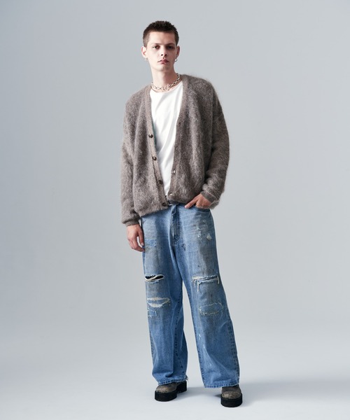 Blue Noise Mohair Cardigan / ブルーノイズモヘアカーディガン