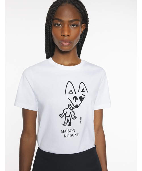 Maison Kitsune Party Fox T-shirt★メゾンキツネＴシャツ PARTY FOX REGULAR TEE-SHIRT（Tシャツ/カットソー）｜Maison