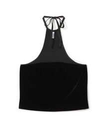 SIMONE WILD TOP DAISY ベルベット バックホルターネックトップ