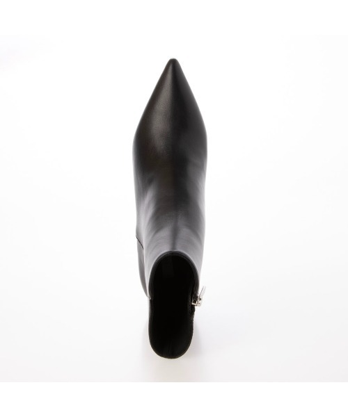 EVOL(イーボル)の「【S-LLサイズ展開・美脚効果あり】ポインテッド7.5cmヒールショートブーツ BZ23847(ブーツ・レディース・ベージュ/ブラック系その他/ブラック・LL/L/M/S)」の15枚目の写真
