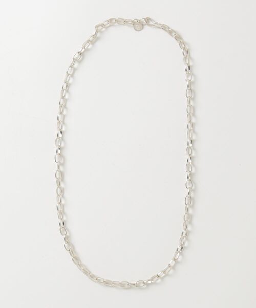 ERICKA NICOLAS BEGAY(エリッカ ニコラス ビゲイ)の「【ERICKA NICOLAS BEGAY】 LOOP CHAIN OVAL NECKLACE / 65(ネックレス・メンズ・シルバー・65cm)」の1枚目の写真