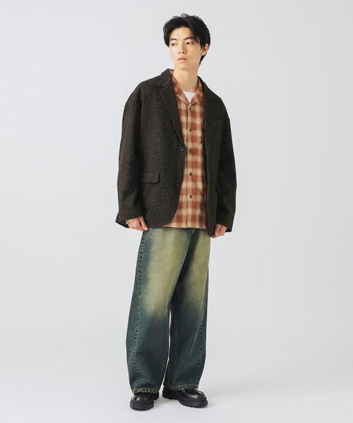 セール】ルーズフィット ツイード ジャケット/Loose-Fit Tweed Jacket