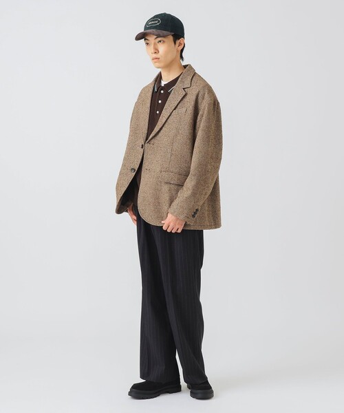 BEAMS HEART(ビームスハート)の「ルーズフィット ツイード ジャケット/Loose-Fit Tweed Jacket【ユニセックス・オーバーサイズ・ヴィンテージライク】(テーラードジャケット・メンズ・ブラウン/ブラック・SMALL/MEDIUM/LARGE)」の12枚目の写真