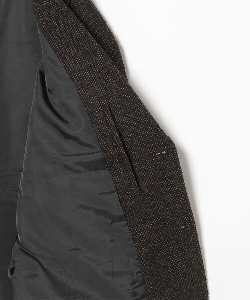 BEAMS HEART(ビームスハート)の「ルーズフィット ツイード ジャケット/Loose-Fit Tweed Jacket【ユニセックス・オーバーサイズ・ヴィンテージライク】(テーラードジャケット・メンズ・ブラウン/ブラック・SMALL/MEDIUM/LARGE)」の5枚目の写真