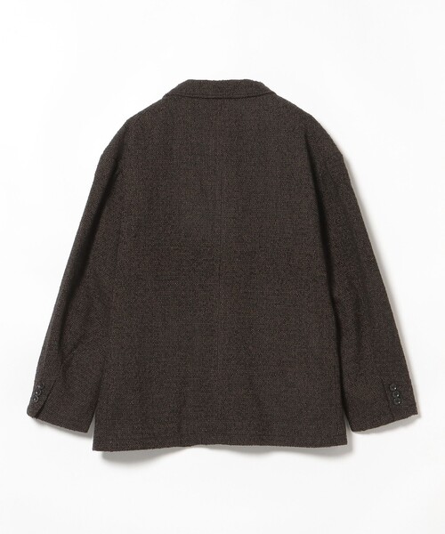 BEAMS HEART(ビームスハート)の「ルーズフィット ツイード ジャケット/Loose-Fit Tweed Jacket【ユニセックス・オーバーサイズ・ヴィンテージライク】(テーラードジャケット・メンズ・ブラウン/ブラック・SMALL/MEDIUM/LARGE)」の6枚目の写真