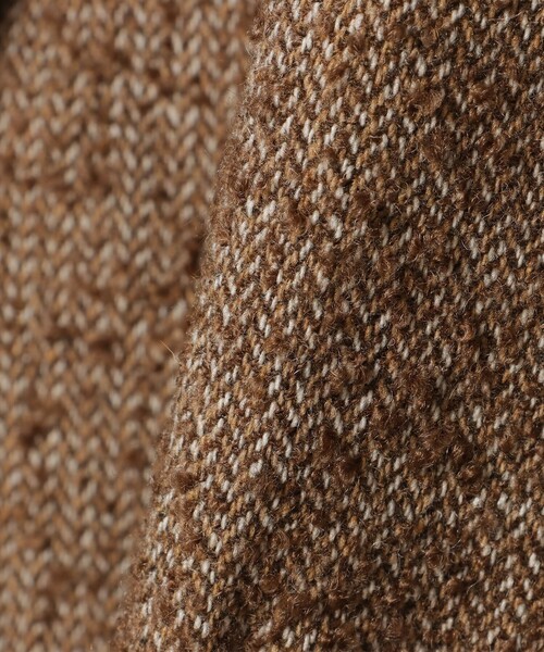 BEAMS HEART(ビームスハート)の「ルーズフィット ツイード ジャケット/Loose-Fit Tweed Jacket【ユニセックス・オーバーサイズ・ヴィンテージライク】(テーラードジャケット・メンズ・ブラウン/ブラック・SMALL/MEDIUM/LARGE)」の17枚目の写真
