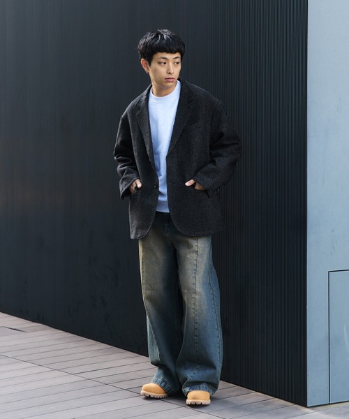 セール】ルーズフィット ツイード ジャケット/Loose-Fit Tweed Jacket