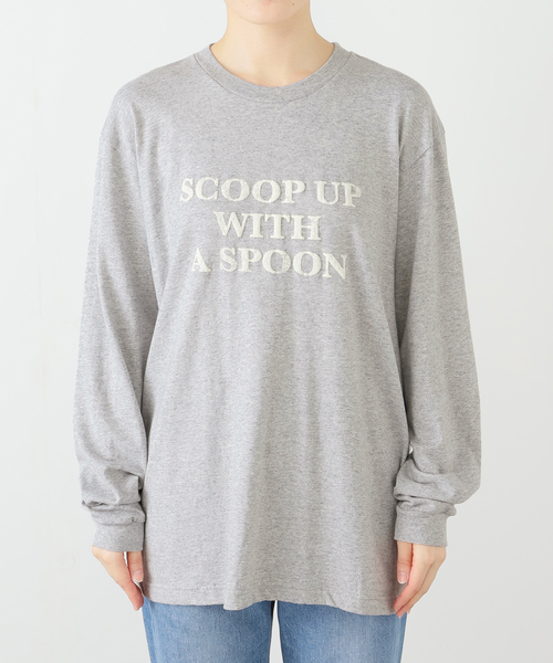 JOURNAL STANDARD LUXE（ジャーナルスタンダード　ラックス）の「A Spoonful ロンT（Tシャツ/カットソー・レディース・ライトグレー/ホワイト・FREE）」の20枚目の写真