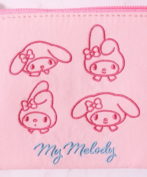 sanrio(サンリオ)の「(ACT)【sanrio】フェイス 刺繍 ナイロン パスポーチ(パスケース・レディース・ライトグレー/ラベンダー/イエロー/ライトブルー/ベビーピンク/ライトピンク・ONE SIZE)」の14枚目の写真