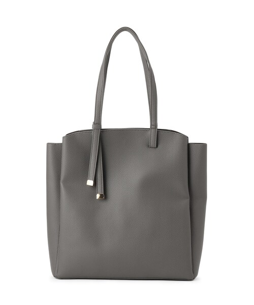 ITS'DEMO(イッツデモ)の「<かるバッグ>縦型A4トート【通勤】(トートバッグ・レディース・グレー/ナチュラル/ブラック・00)」の13枚目の写真